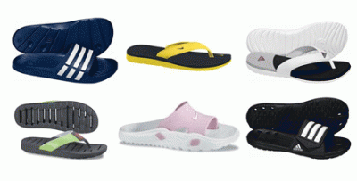 Gumové pantofle adidas i Nike 2010: Pohodlí a styl